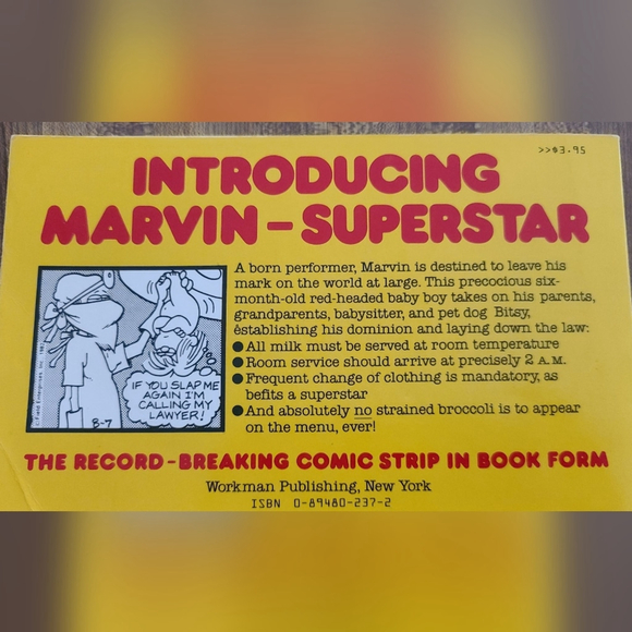 Vintage 1982 Marvin Comic A Star is Born by Tom Armstrong - Picture 2 of 3